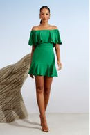 VESTIDO CURTO OMBRO A OMBRO