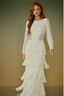 VESTIDO LONGO BEATRICE DECOTE COSTAS