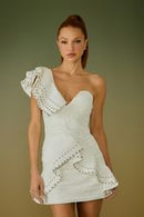 VESTIDO CURTO CAMERON BABADO