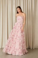 VESTIDO LONGO PALOMA FLOR 3D