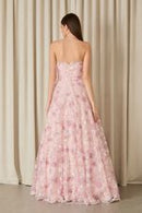 VESTIDO LONGO PALOMA FLOR 3D