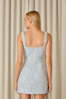 VESTIDO CURTO LEONA TWEED